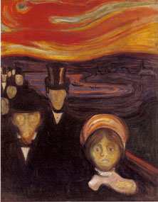 Anxiety, Edvard Munch