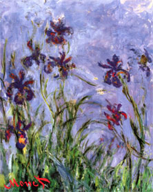 Irises, Claude Monet