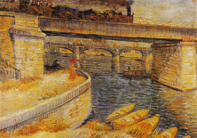 Bridge at Asnieres, Vincent van Gogh